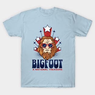 Bigfoot a National Treasure USA T-Shirt